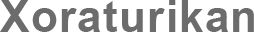 Xoraturikan logotipo grisa